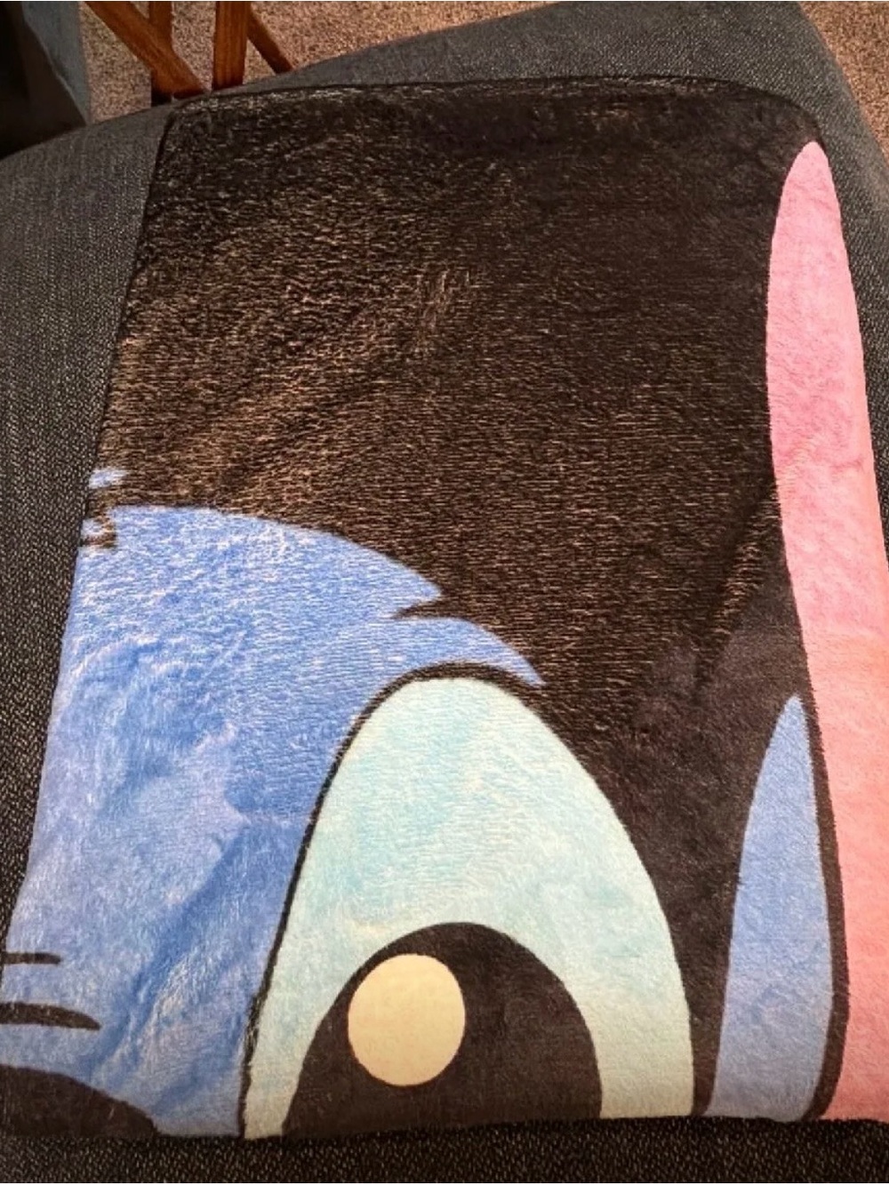 Stitch Plush Throw Blanket NWOT